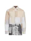 Kidsuper Patchwork Shirt In Natural
