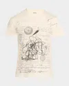 Kidsuper Men's String Theory T-shirt In Cream