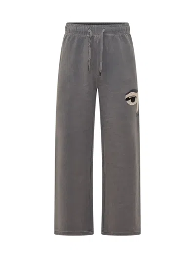 Kidsuper Mini Face Sweatpants In Gray