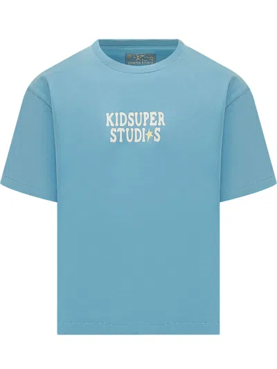 Kidsuper Mini Logo T-shirt In Blue
