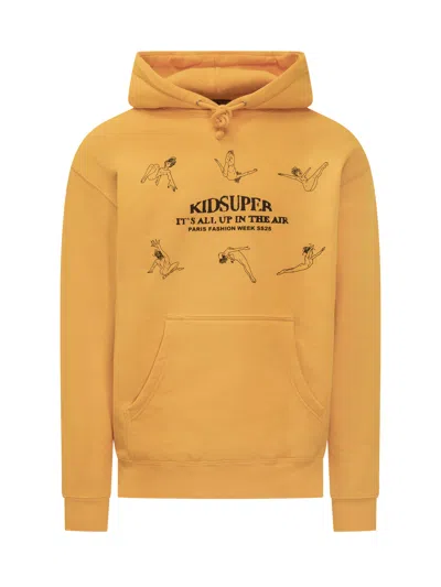 Kidsuper Mini Sweatshirt For Kids In Gold Yellow