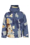 Kidsuper Patchwork Canvas Jacket In Blue