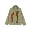 Kidsuper Graphic-print Hooded Jacket In Green