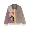 Kidsuper Patchwork-face Jacket In Gold