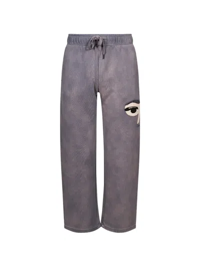 Kidsuper Patch-detail Track Pants In Gray