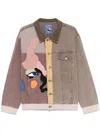 Kidsuper Patchwork-face Jacket In Brown