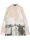 Kidsuper Patchwork Shirt In Neutrals