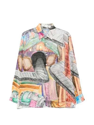 Kidsuper Patterned Button-up Shirt In Multi