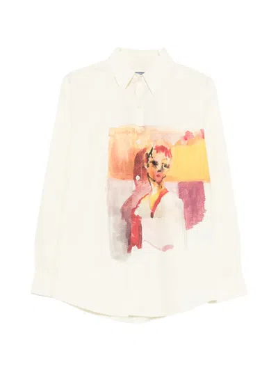 Kidsuper Portrait Shirt In Neutral