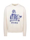 Kidsuper Records Knit Sweater In Beige
