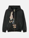 Kidsuper Side Eye Face Hoodie In Black