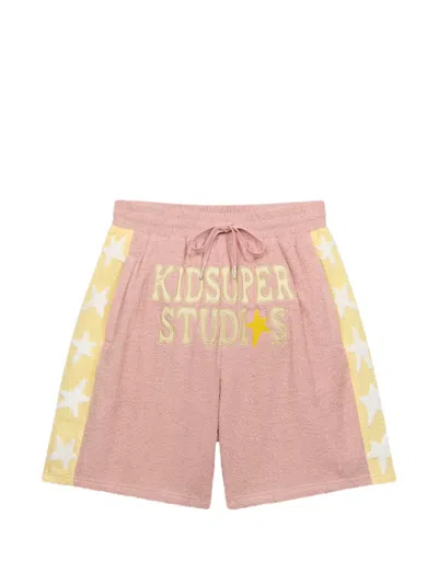 Kidsuper Star Appliqué Shorts In Pink