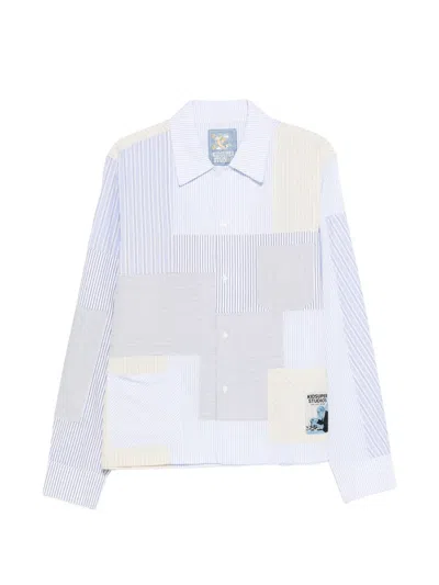 Kidsuper Striped-pattern Shirt In Blue
