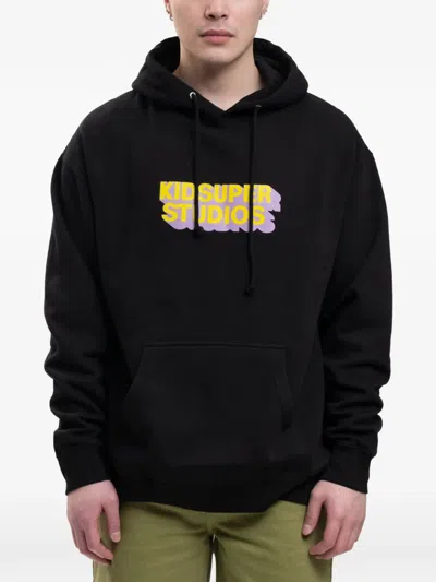 Kidsuper Studios Logo-detail Hoodie In Black