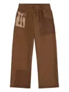 Kidsuper Sun Faded Sweats Trousers In Brown