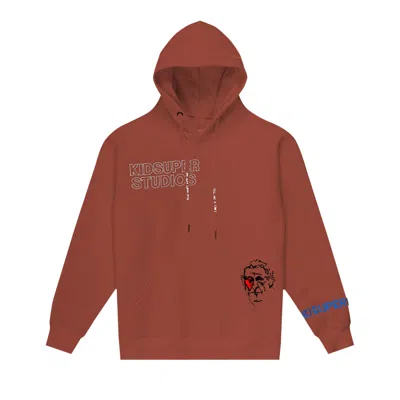 Pre-owned Kidsuper Super Sweatshirt 'clay' | Red | Men's Size Xl