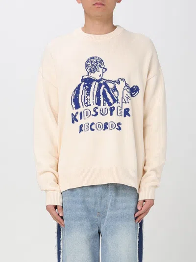 KIDSUPER SWEATER KIDSUPER MEN COLOR CREAM,G98739078