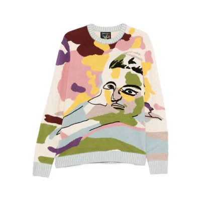 Kidsuper Intarsia-knit Sweater In Pink