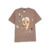 Kidsuper Face-print T-shirt In Brown