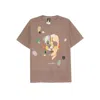 Kidsuper Face-print T-shirt In Brown
