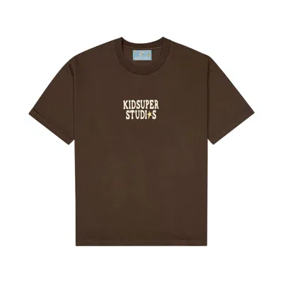 Pre-owned Kidsuper The Boy Who Jumped The Moon Tee 'mocha' | Brown | Men's Size M
