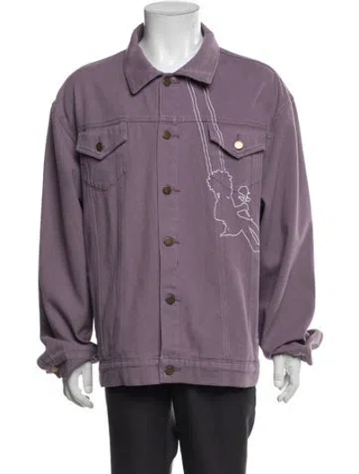 Pre-owned Kidsuper Trucker Jacket In Purple