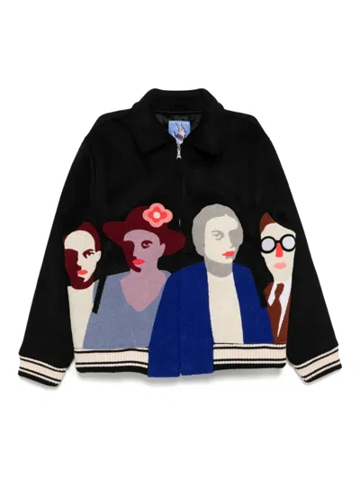 Kidsuper Varsity Jacket In Black