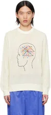 KIDSUPER WHITE THOUGHTS IN MY HEAD SWEATER