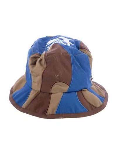 Pre-owned Kidsuper Women's Polyamide Bucket Hat In Brown