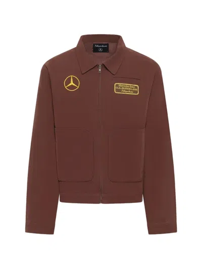 Kidsuper X Mercedes-benz Work Jacket In Brown