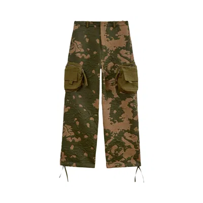 Pre-owned Kidsuper X Piet 3d Knit Cargo Pants 'camo' | Multi-color | Men's Size S In Multicolor