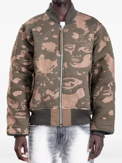 Kidsuper X Piet 3d-knit Bomber Jacket In Multi