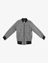 Kidswear Collective Boys Black White Red Kids Pre-loved Givenchy Logo-print Cotton Jacket In Black White Red