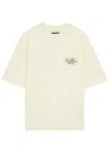 Kidwest Script Logo-print Cotton T-shirt In White