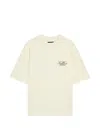 Kidwest Script Logo-print Cotton T-shirt In Neutral
