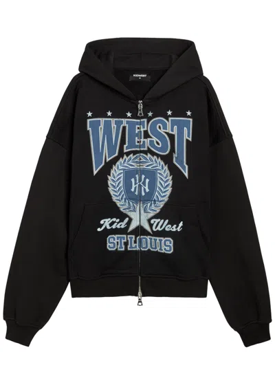 Kidwest St Louis Hooded Cotton Sweatshirt In Black