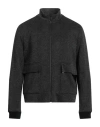 Kiefermann Man Cardigan Black Size Xxl Viscose, Polyamide, Elastane In Black