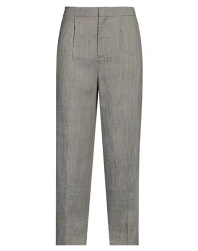Kiefermann Man Pants Grey Size M Viscose, Linen, Polyester
