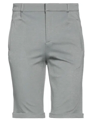 KIEFERMANN KIEFERMANN MAN SHORTS & BERMUDA SHORTS GREY SIZE S VISCOSE, POLYAMIDE, ELASTANE