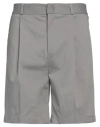 Kiefermann Man Shorts & Bermuda Shorts Grey Size S Viscose, Polyamide, Elastane