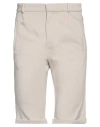 Kiefermann Man Shorts & Bermuda Shorts Light Grey Size S Viscose, Polyamide, Elastane