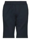 Kiefermann Man Shorts & Bermuda Shorts Midnight Blue Size Xxl Viscose, Elastane, Cotton