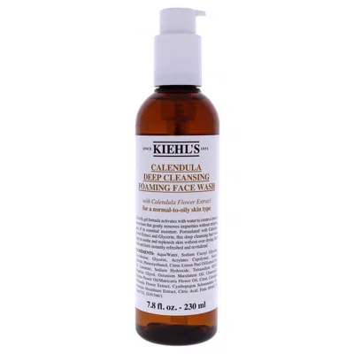 Kiehls Calendula Deep Cleansing Foaming Face Wash By  For Unisex - 7.8 oz Cleanser In Brown