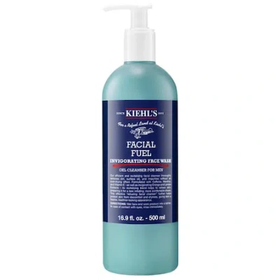 Kiehl's Since 1851 1851 Facial Fuel Energizing Face Wash 16.9 oz/ 500 ml In Blue