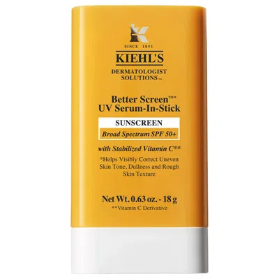 Kiehl's Since 1851 Better Screen Uv Serum-in-stick Sunscreen Spf 50+ 0.63 Oz/18 G