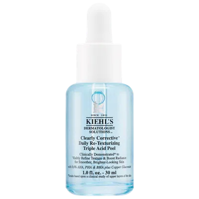KIEHL'S SINCE 1851 CLEARLY CORRECTIVE DAILY RE-TEXTURIZING TRIPLE ACID PEEL 1 OZ / 30 ML