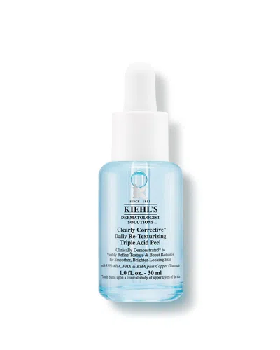 Kiehl's Since 1851 Clearly Corrective Daily Re-texturizing Triple Acid Peel, 1 Oz. In White