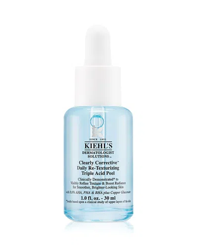 KIEHL'S SINCE 1851 CLEARLY CORRECTIVE DAILY RE-TEXTURIZING TRIPLE ACID PEEL 1 OZ.