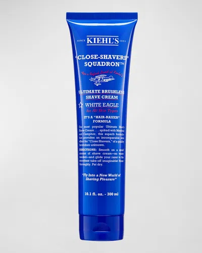 Kiehl's Since 1851 Close-shavers Squadron Ultimate Brushless Shave Cream, White Eagle, 10.1 Fl. Oz.