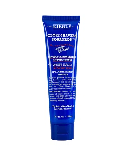 KIEHL'S SINCE 1851 CLOSE-SHAVERS SQUADRON ULTIMATE BRUSHLESS SHAVE CREAM, WHITE EAGLE 5 OZ.,1401503